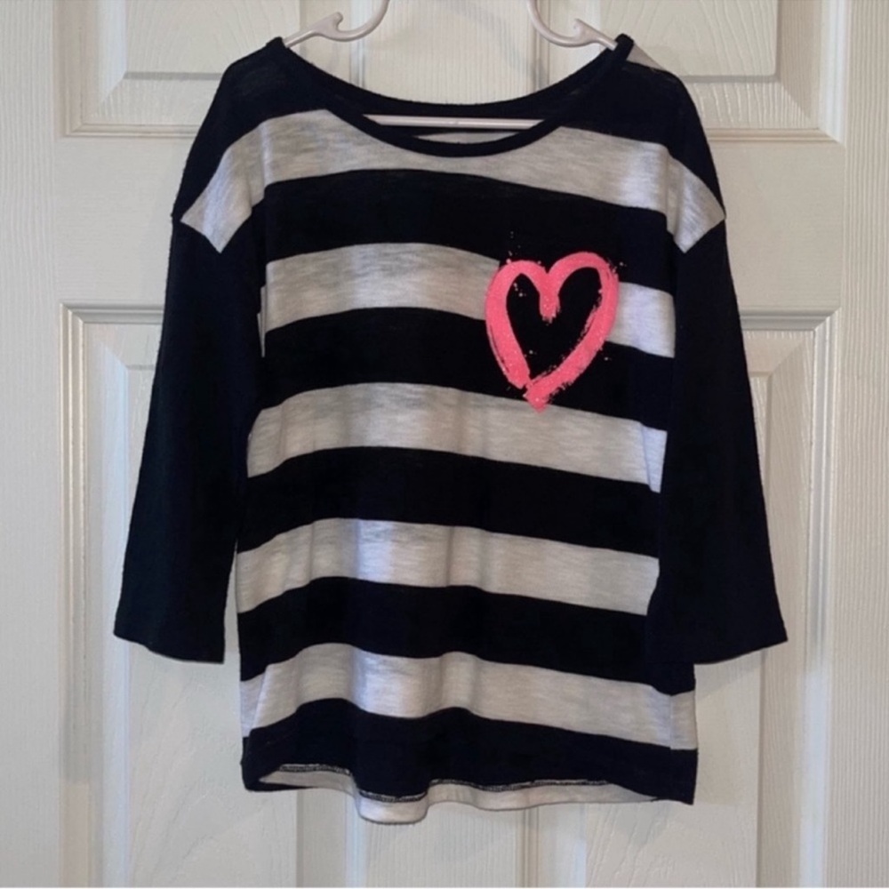 Justice striped top